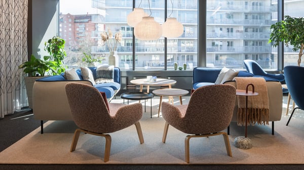 loungeyta i kontorslokal