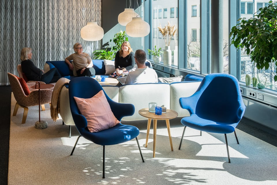 människor på ett kontor